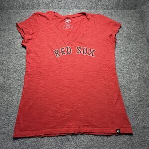 Women’s ‘47 Brand Boston Red Sox MLB Short sleeve T-Shirt (Size M) 100% Cotton